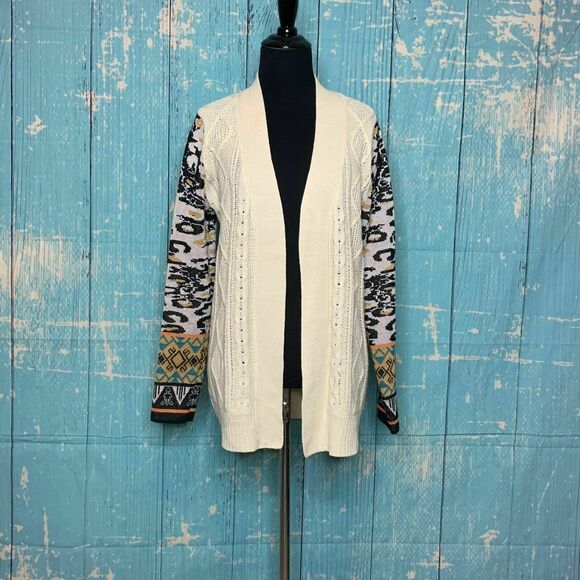 Flying Tomato  Long Sleeves Open Front Cardigan Sweater Size S - Picture 1 of 9